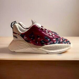 NWT $470 roberto cavalli Holographic Viper Sneakers. Made In italy .